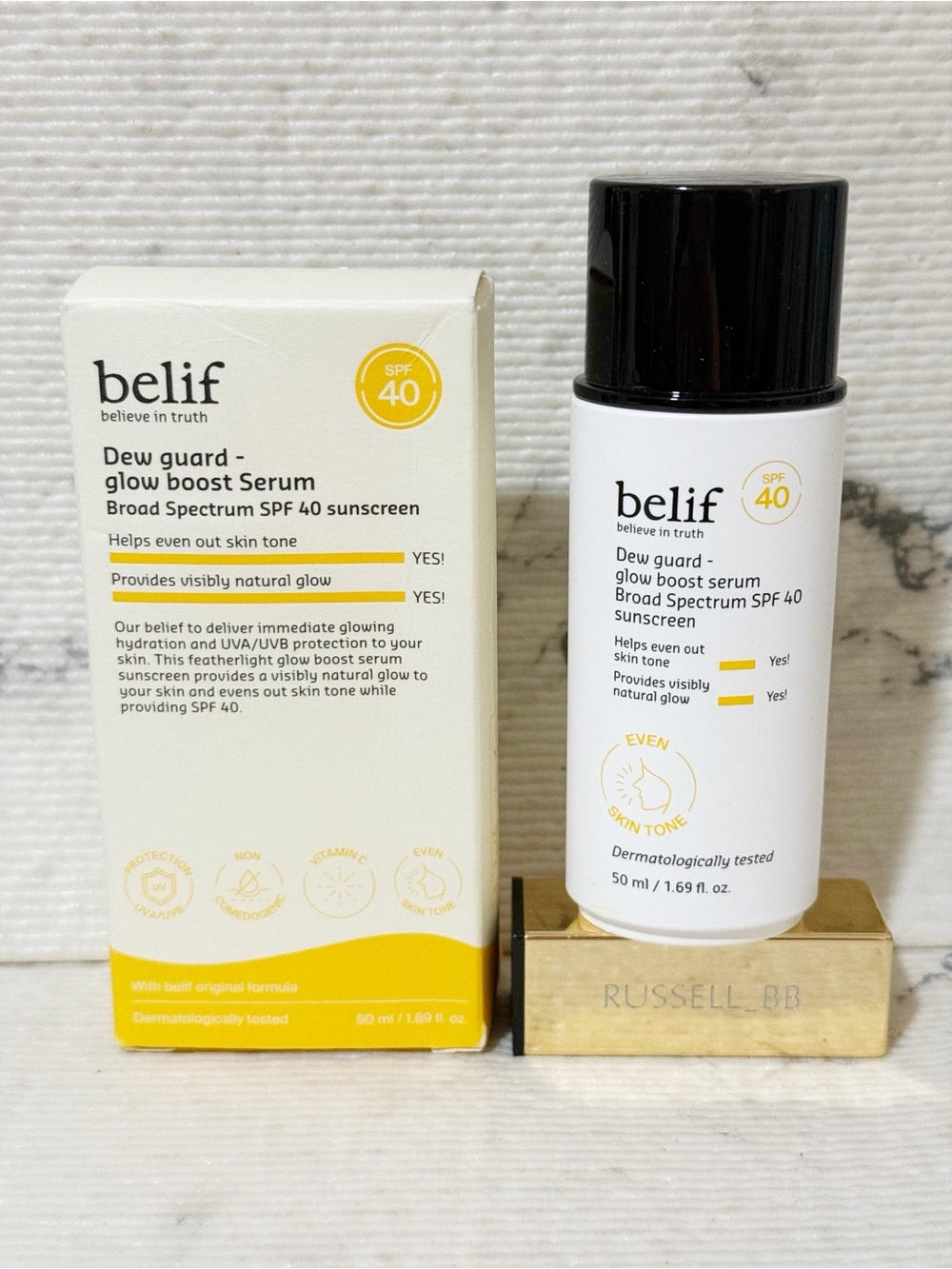 Belif Dew Guard Glow Boost Serum Sunscreen SPF 40